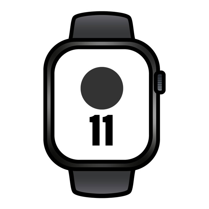 Apple Watch Series 11 GPS + Cellular 46mm Caja de Aluminio Negra Correa Deportiva Negra S/M Apple Watch Series 11 GPS + Cellular 46mm Caja de Aluminio Negra Correa Deportiva Negra S/M